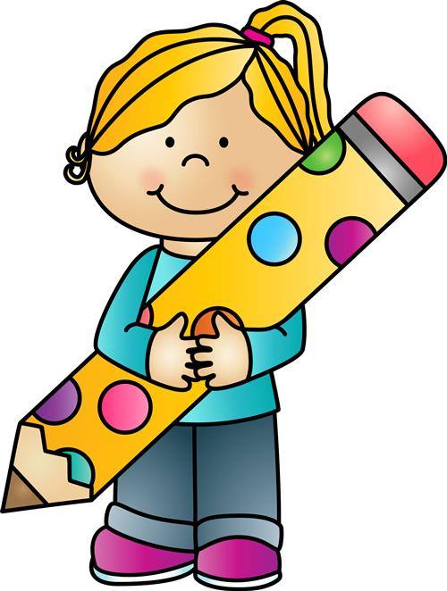 girl with pencil 